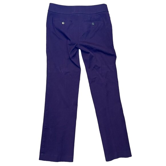 (5 for $25) LOFT Julie Boot Cut Trouser in Eggplant Size 2 - Picture 7 of 9
